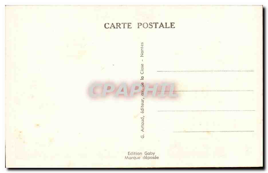 Poitiers (Vienne) — Portail de la Cathédrale Saint-Pierre — Gaby, n° 2861 — Rückseite