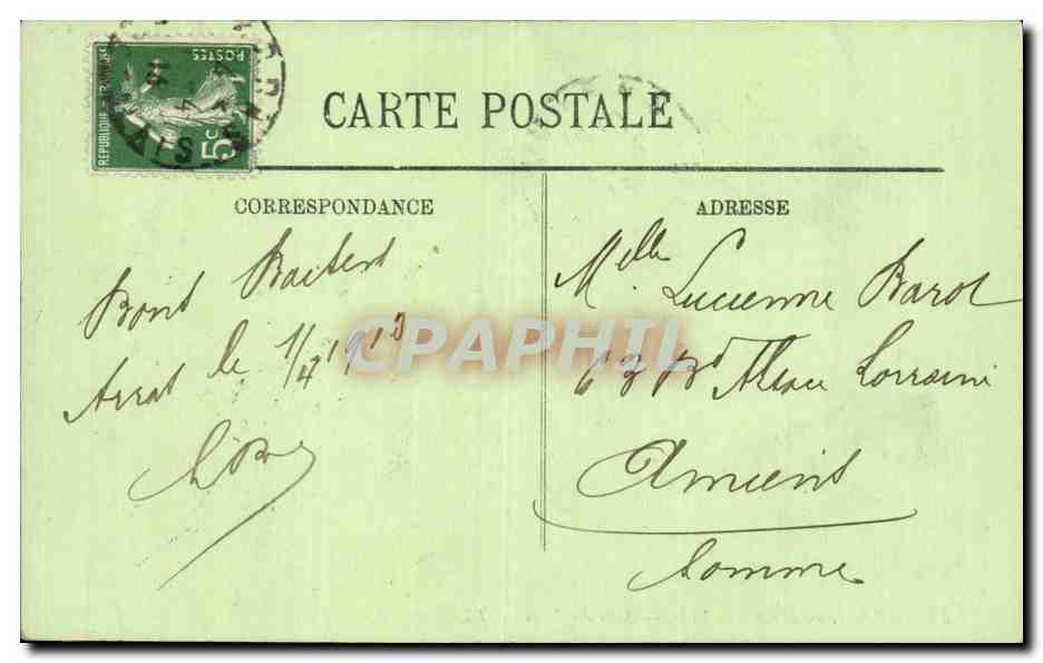 Arras — L'Hôtel de Ville — Salle des Fêtes — LL. — N° 90 — Rückseite