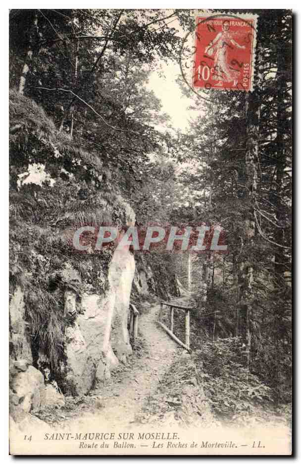 Saint-Maurice-sur-Moselle — Route du Ballon — Les Roches de Mortevielle — L.L.
