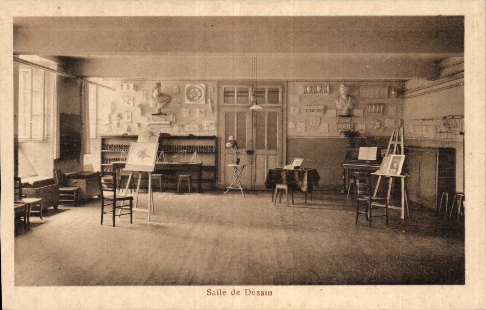 CPA Suisse Fribourg Pensionnat La Chassotte Salle de dessin 