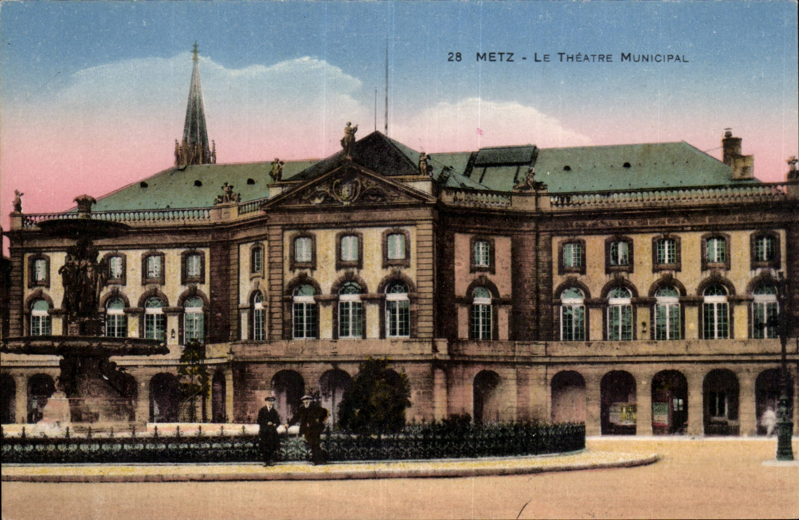 CPA Metz Le theatre municipal