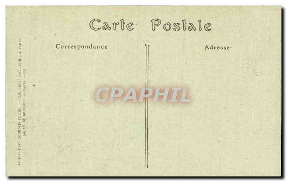 CPA Amboise Interieur de la chapelle du chateau  — Rückseite