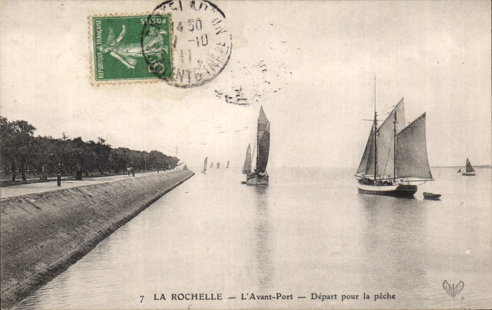 LA ROCHELLE — L'Avant-Port — Départ pour la pêche — Éditeur non identifié, n°7