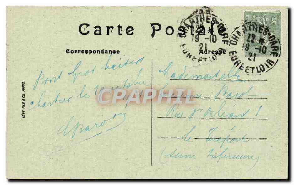 Chartres — La Porte Guillaume — N.G. n°57 — Rückseite