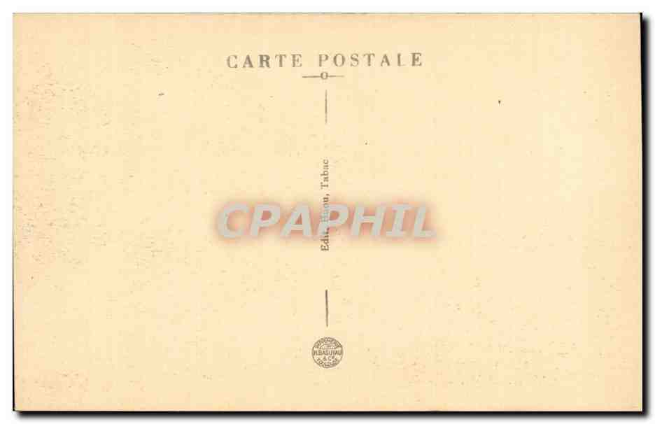 CPA Chateuneuf du Pape Restaurant Bellevue Chez la Mere Germaine  — Rückseite
