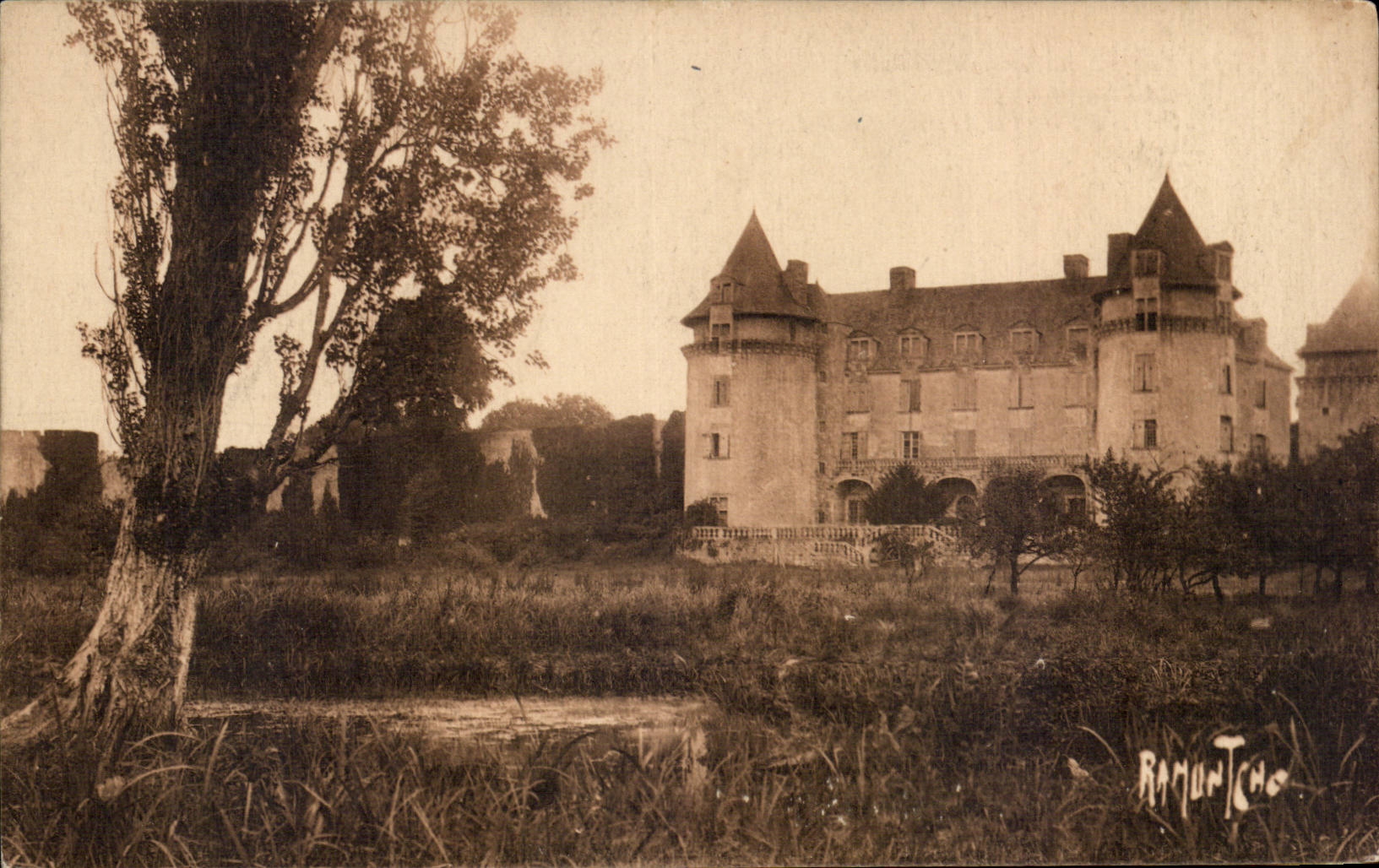 CPA Environs de Saintes Chateau de Rochecourbon Saint Porchaire