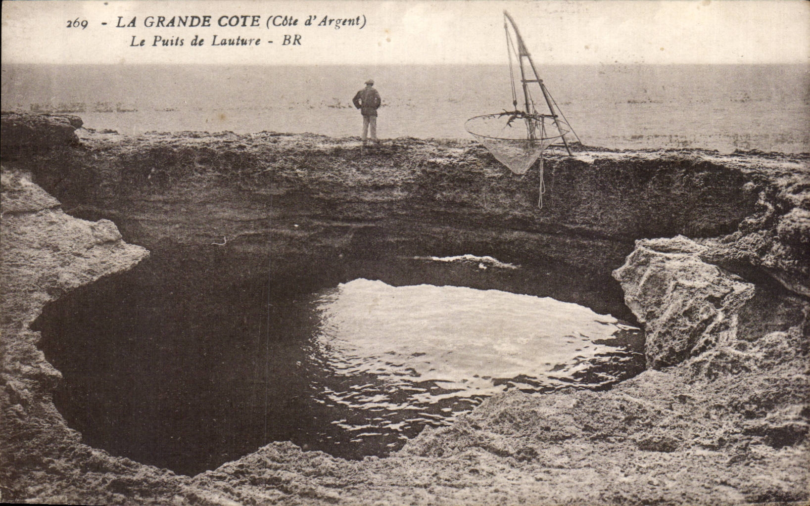 CPA La grande Cote Le puits de Lauture Cote d argent