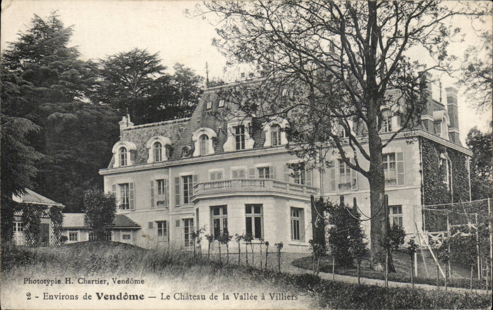 CPA Environs de Vendome Le chateau de la vallee a Villiers