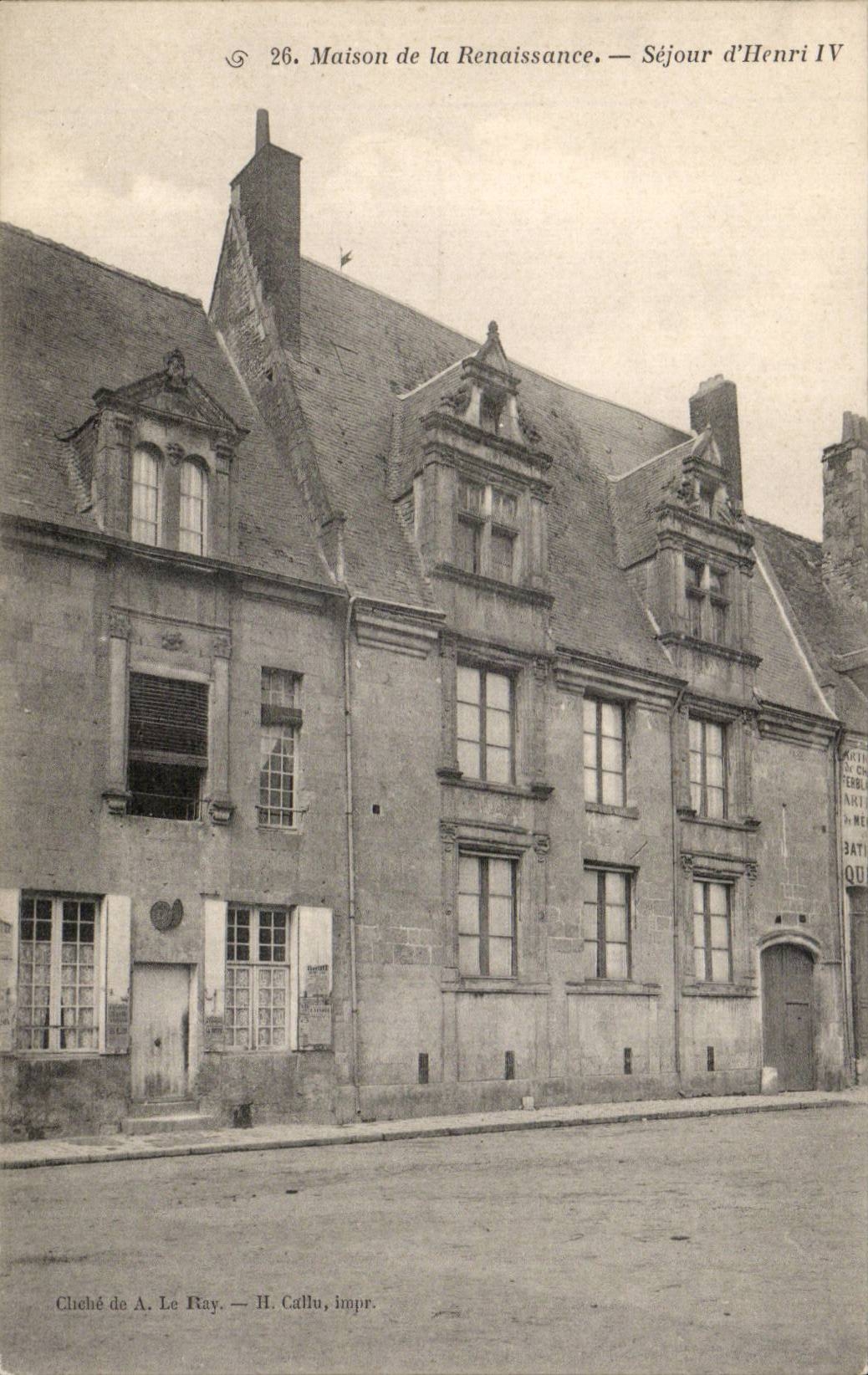 CPA Maison de la Renaissance Sejour d Henri IV