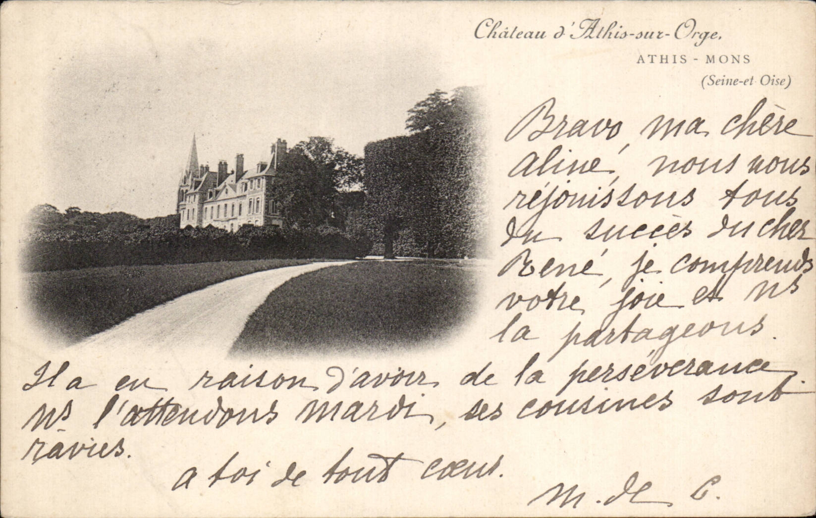 Athis Mons - Chateau d Athis sur Orge CPA 