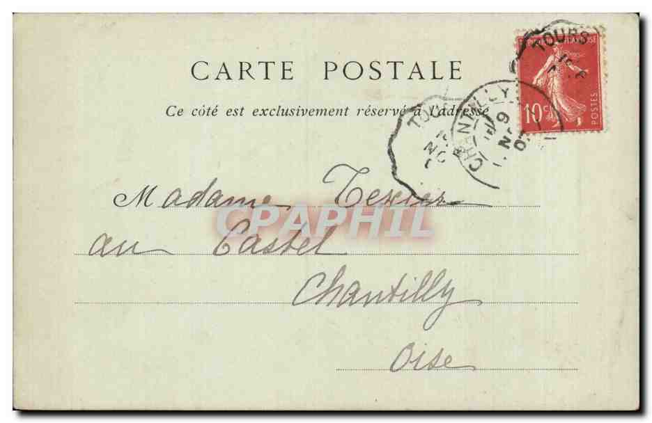 Athis Mons - Chateau d Athis sur Orge CPA  — Rückseite