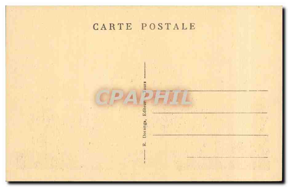 Valencay - Le Chateau CPA  — Rückseite