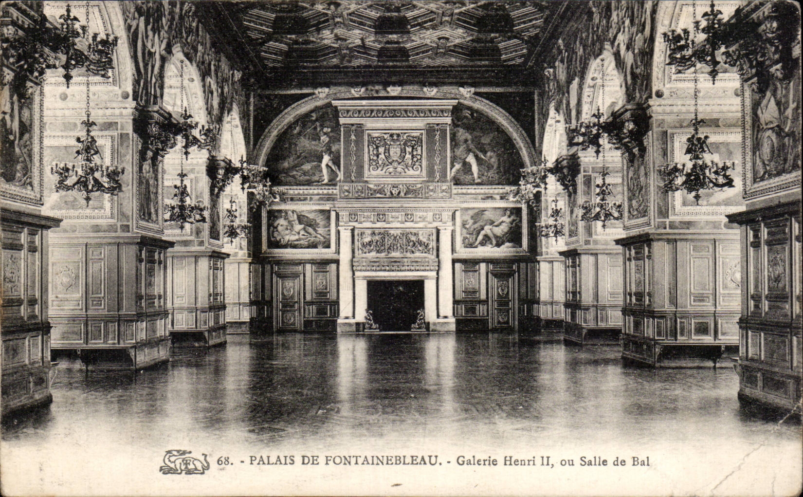 Palazzo di Fontainebleau — Galleria Henri II, o Sala da Ballo — n° 68