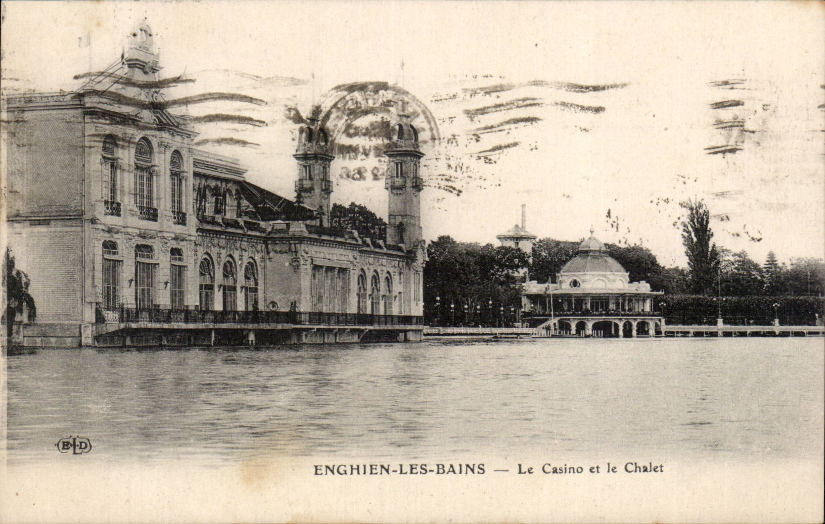 Enghien les Bains - Le Casino et le Chalet CPA 
