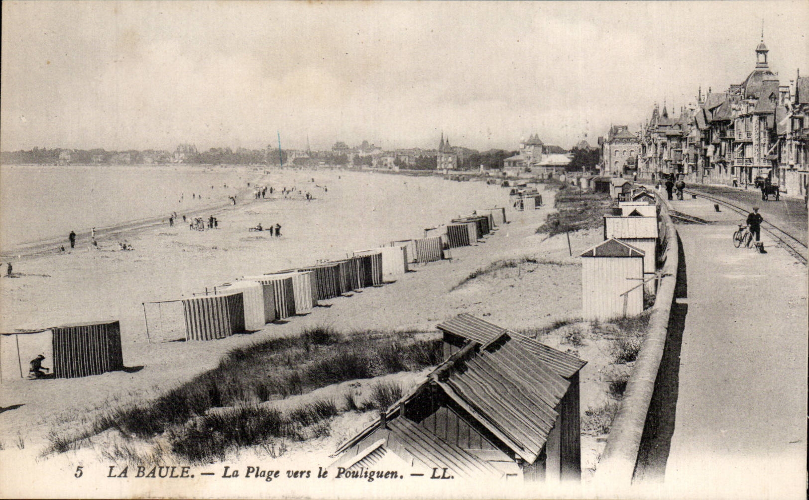 La Baule - La Plage vers le Pouliguen CPA 