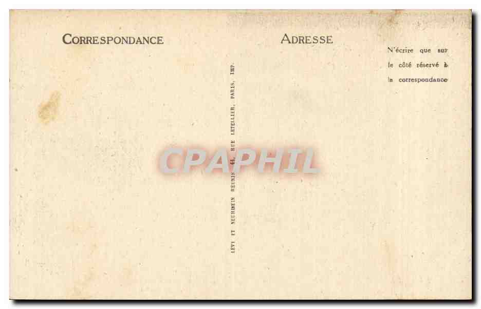 Le Pouliguen - La Promenade du Mail CPA  — Rückseite