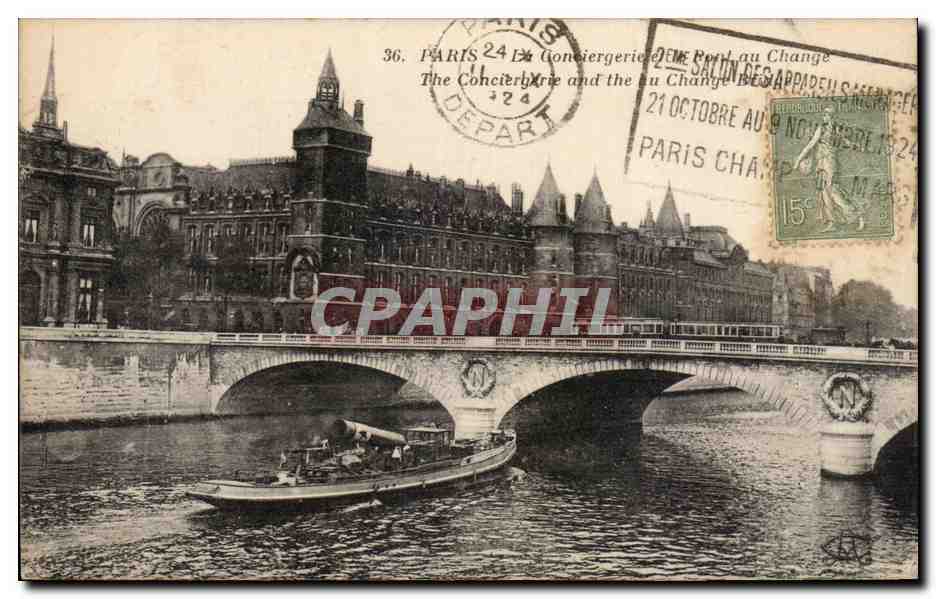 Paris - 1 - La Conciergerie CPA 