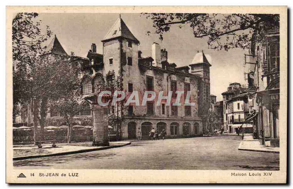 St Jean de Luz - Maison Louis XIV - CPA 
