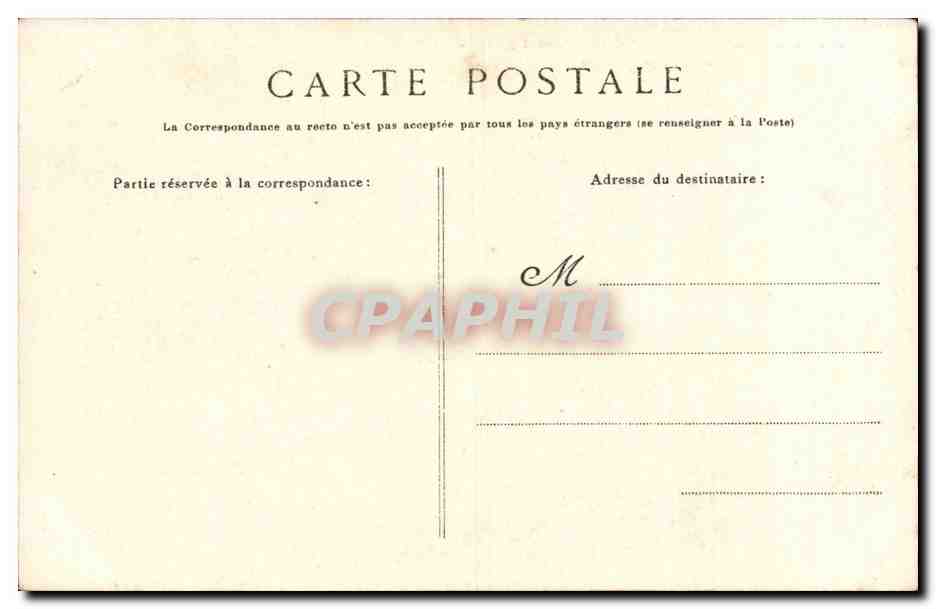 Morlaix - La Place Thiers - Hotel de Ville - CPA  — Rückseite