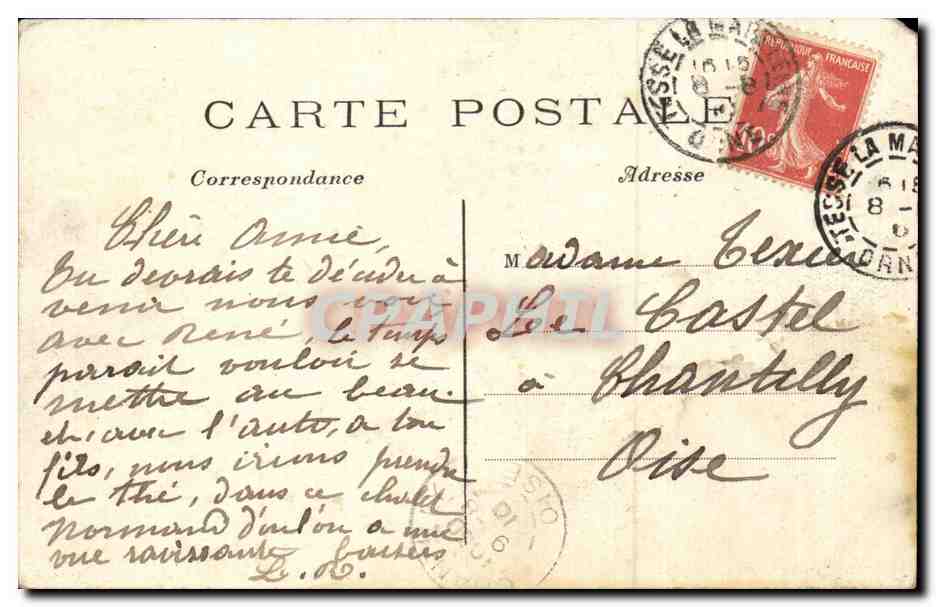 Bagnoles de l Orne - Le Manoir du Lys - CPA  — Rückseite