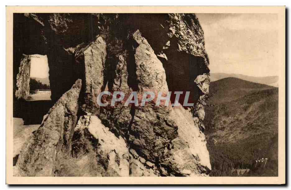 Route de la Schlucht - Tunnel dominant la Vallee du Munster - CPA 