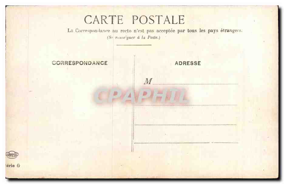 Azay le Rideau - Le Chateau - CPA  — Rückseite