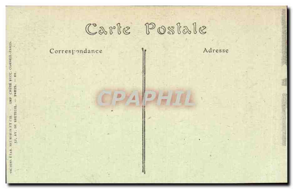 La Rochelle — Hôtel de Ville, Galerie du Rez-de-Chaussée — JND Phot. — Verso