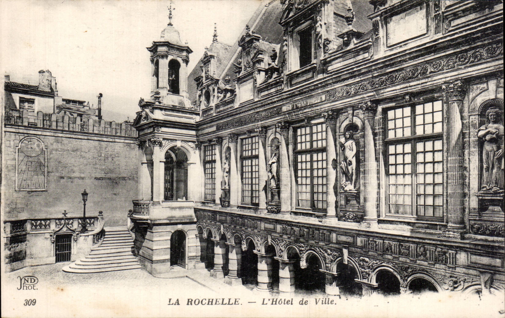 La Rochelle — L'Hôtel de Ville — JND Phot. n°309