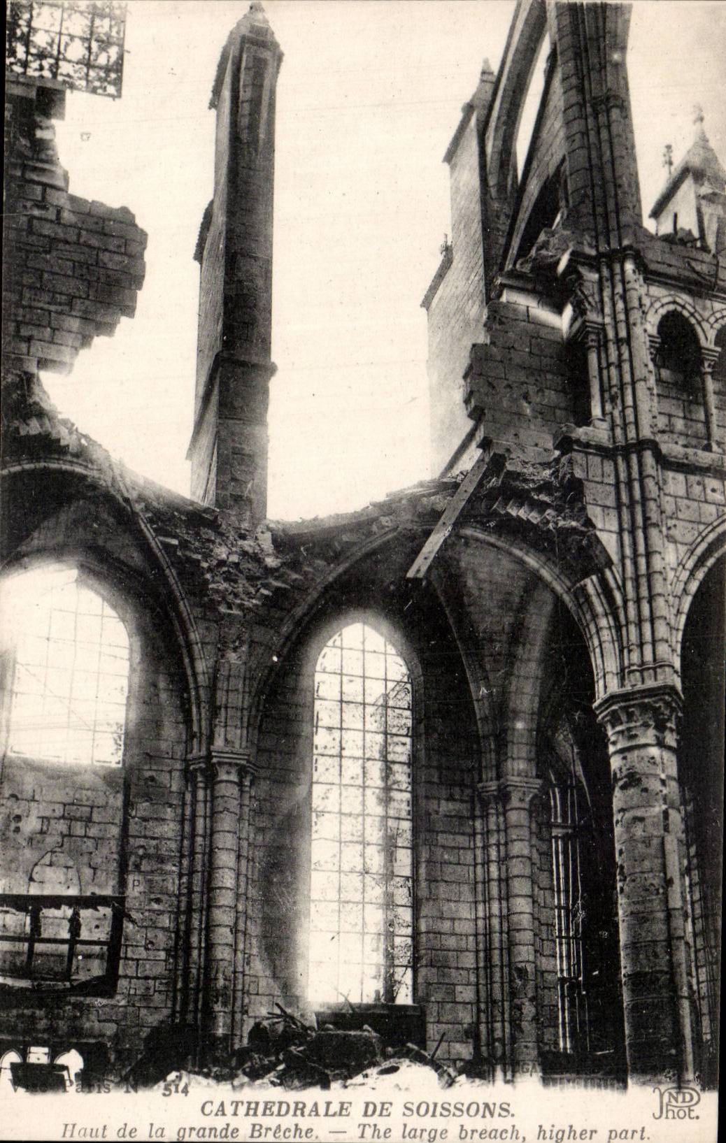 Soissons - Haut de la Grande Breche - CPA 
