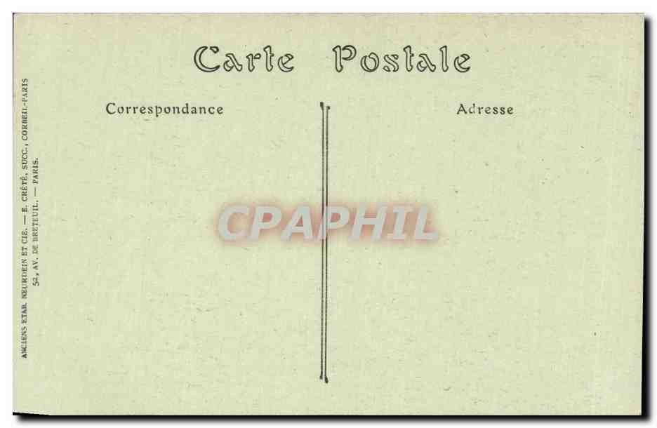 Soissons - Haut de la Grande Breche - CPA  — Rückseite
