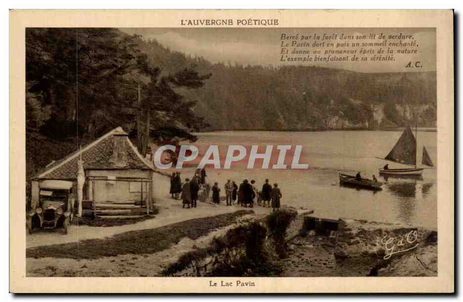 L Auvergne Poetique - Le Lac Pavin - CPA 
