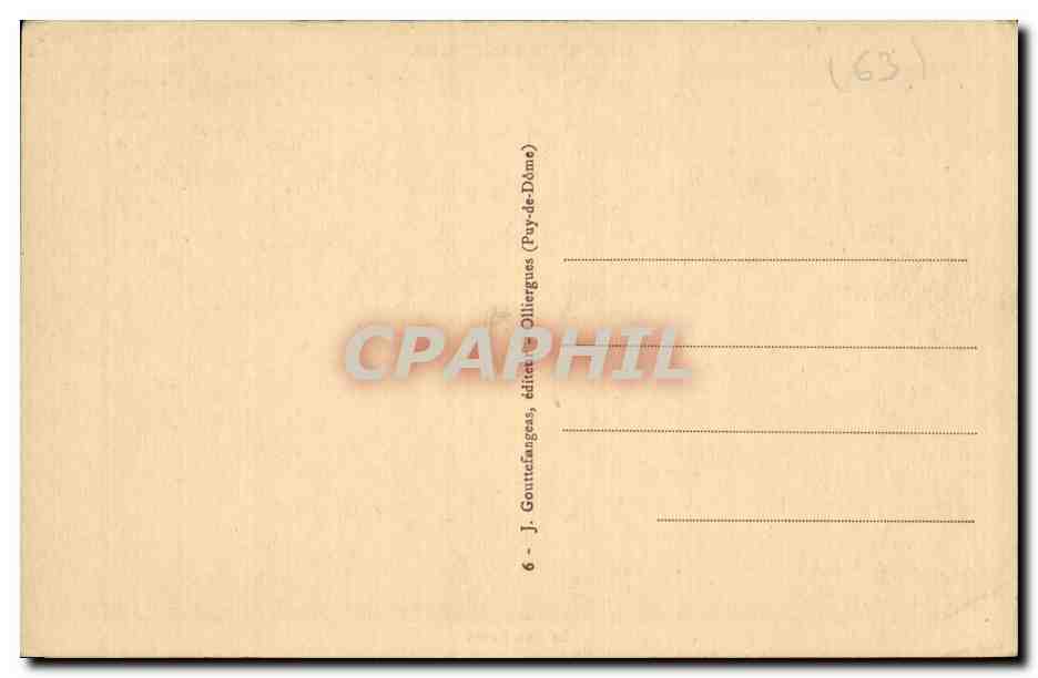 L Auvergne Poetique - Le Lac Pavin - CPA  — Verso