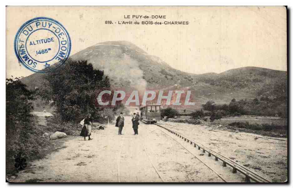 Puy de Dome - Bois des Charmes Train - CPA
