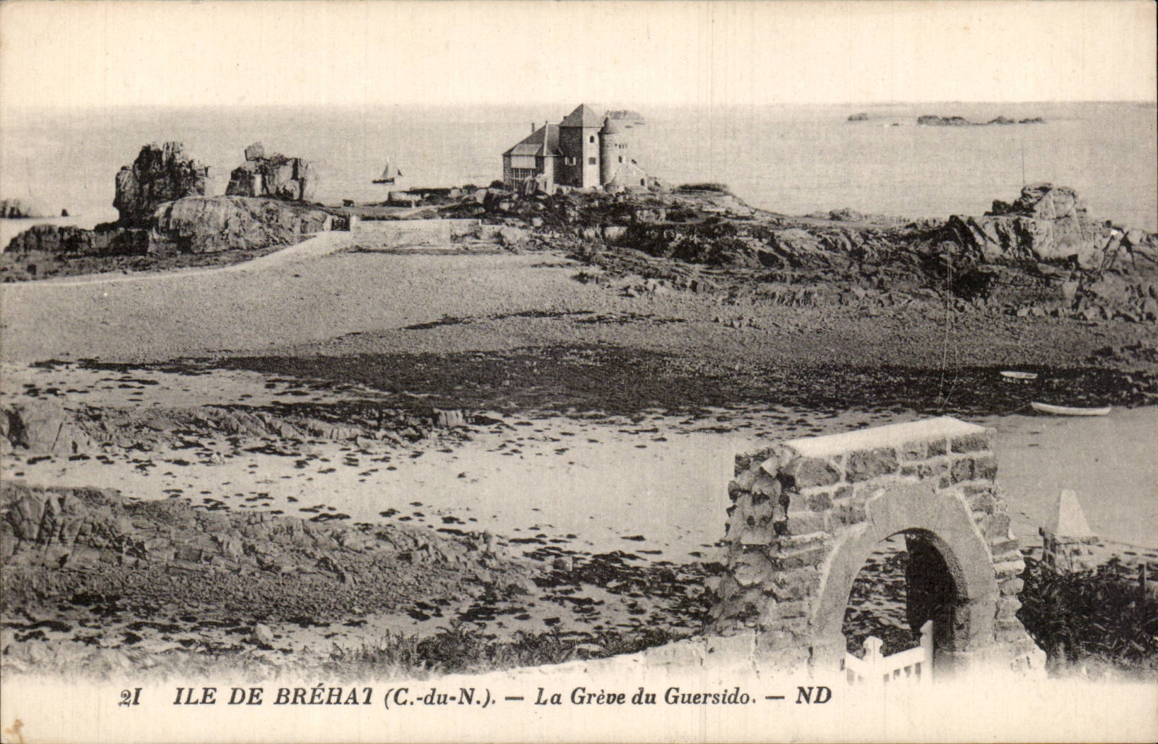 Ile de Brehat - La Greve du Guersido - CPA 