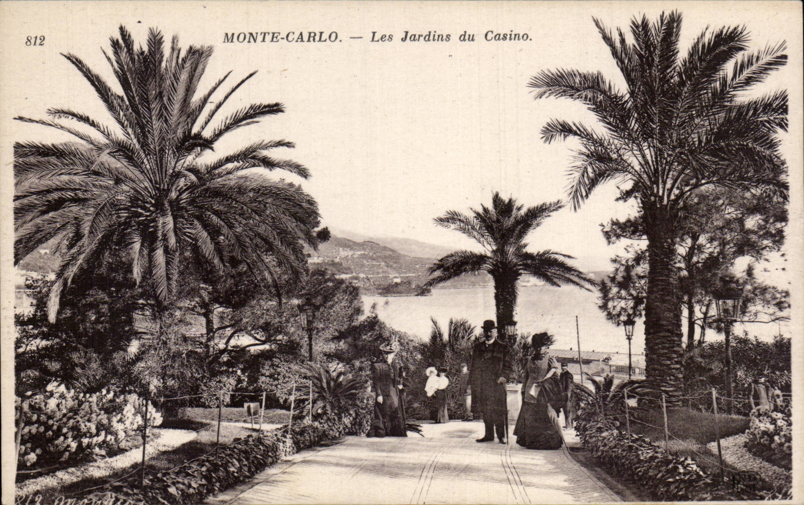 Monaco - Monte Carlo - Les Jardins du Casino - CPA 