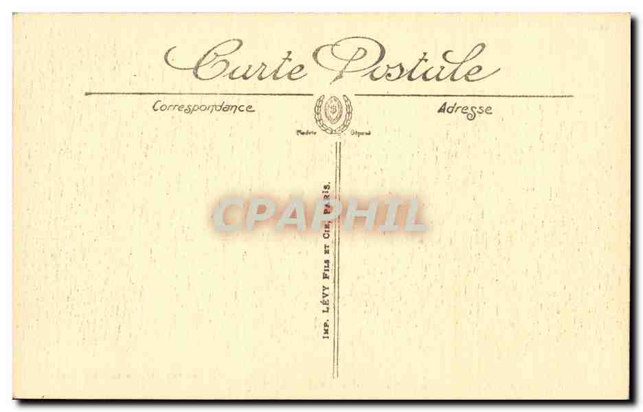 Environs de Avallon - Chastellux - Le Chateau et le Viaduc - CPA  — Back