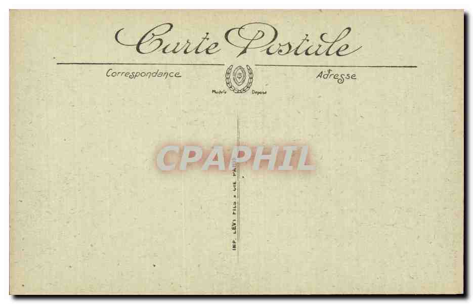 Biarritz - Le Rocher au Basta - CPA  — Verso