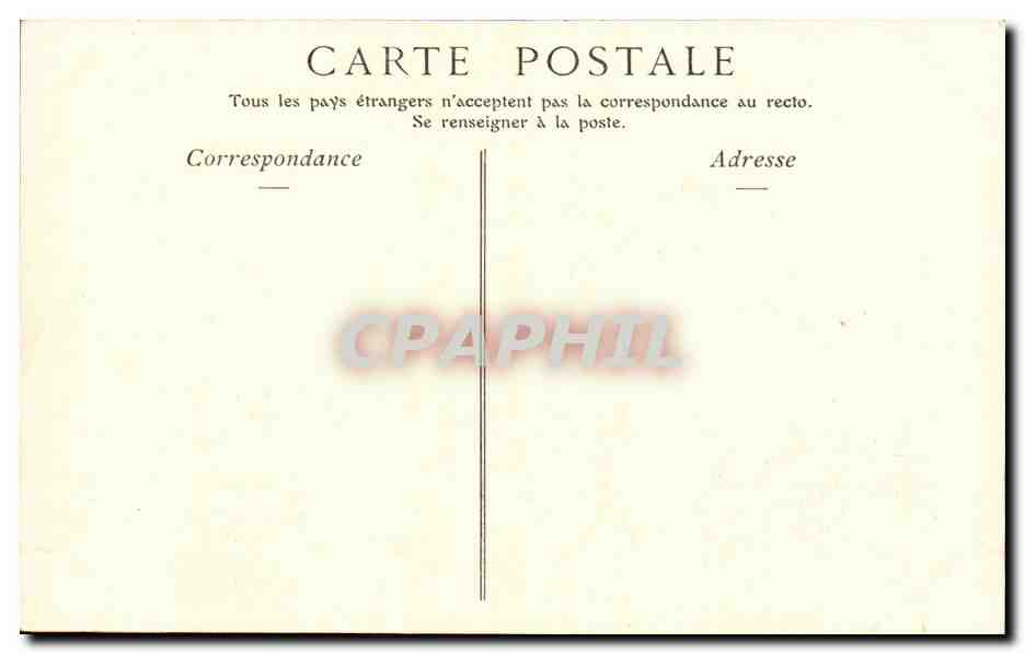 Tours - La Cathedrale - CPA  — Rückseite