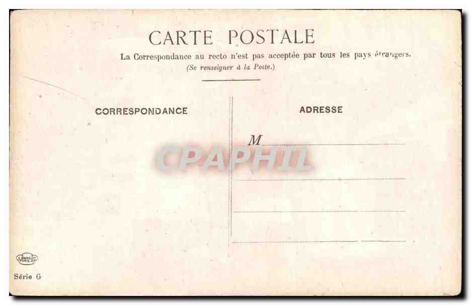 Loches - Illustration - Le Chateau - CPA  — Rückseite