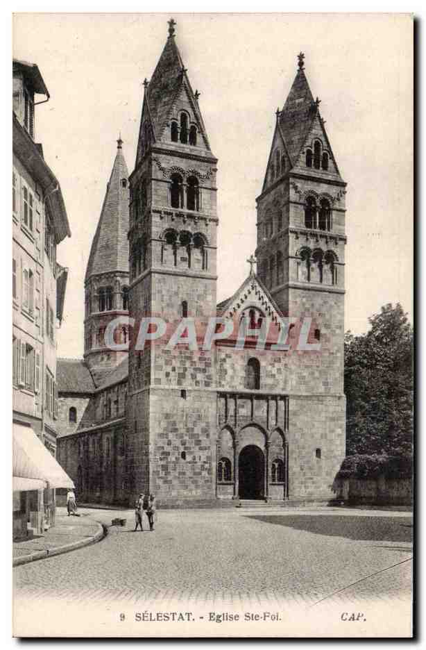 Selestat - L Eglise Ste Foi - CPA 