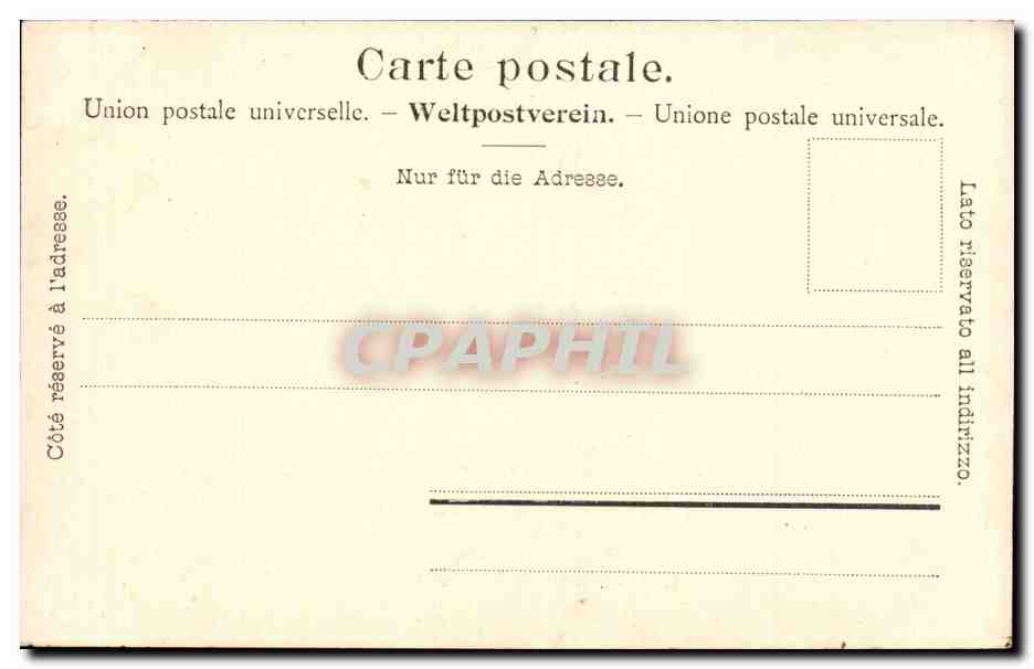 Suisse - Geneve - Geneva - Finshauts et Bel Oiseau - CPA  — Verso