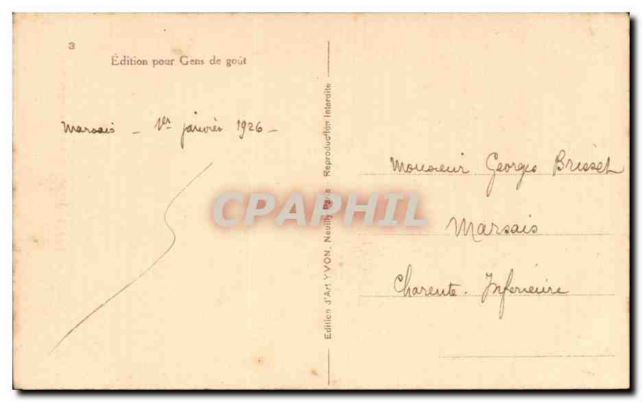 Fetes - Heureuse Annee - CPA  — Rückseite