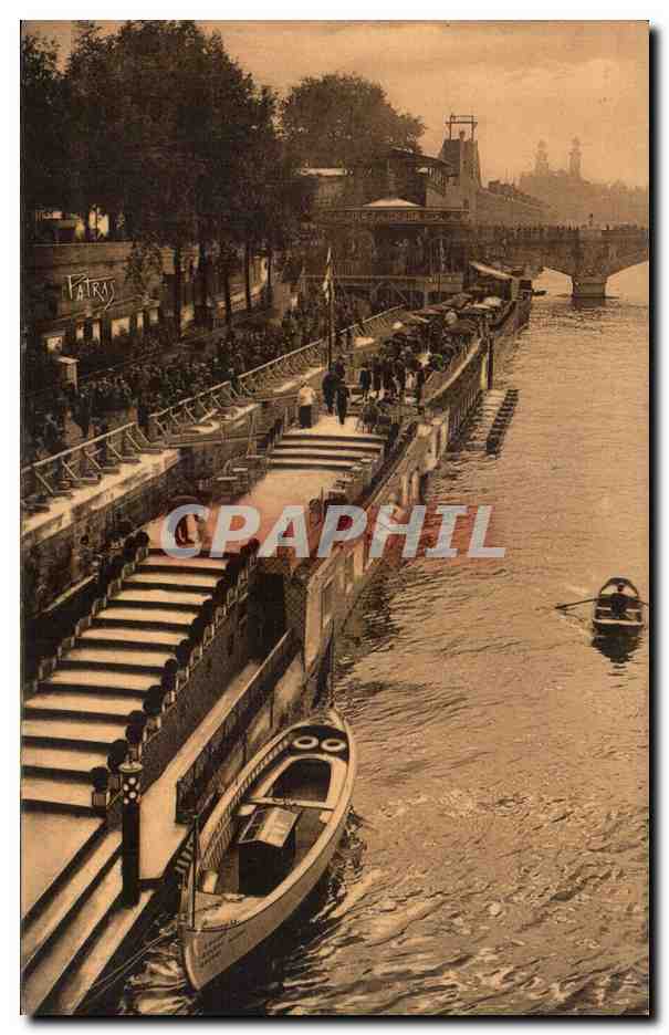 Paris - Exposition des Arts Decoratifs 1925 - Sur la Seine - CPA 