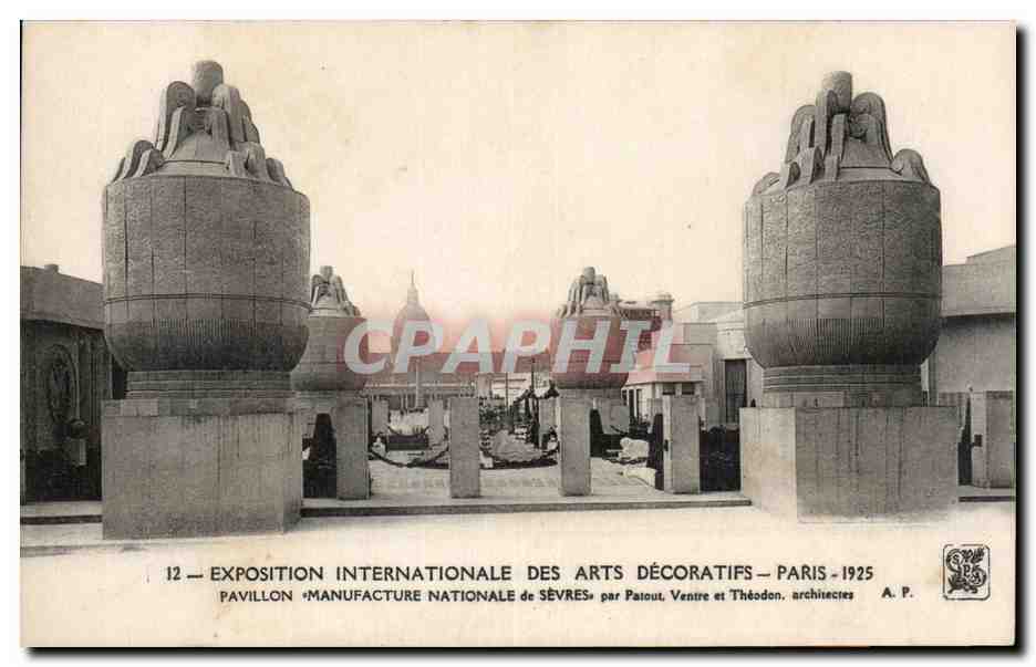 Pavillon Manufacture Nationale de Sèvres — Exposition Internationale des Arts Décoratifs — Paris 1925 — par Patout, Ventre et Théodon, architectes