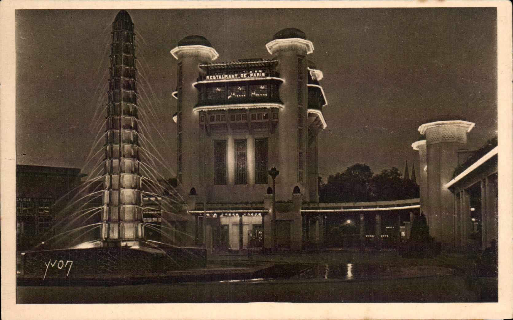 Restaurant de Paris — Exposition Internationale des Arts Décoratifs 1925 — Édition d'Art YVON