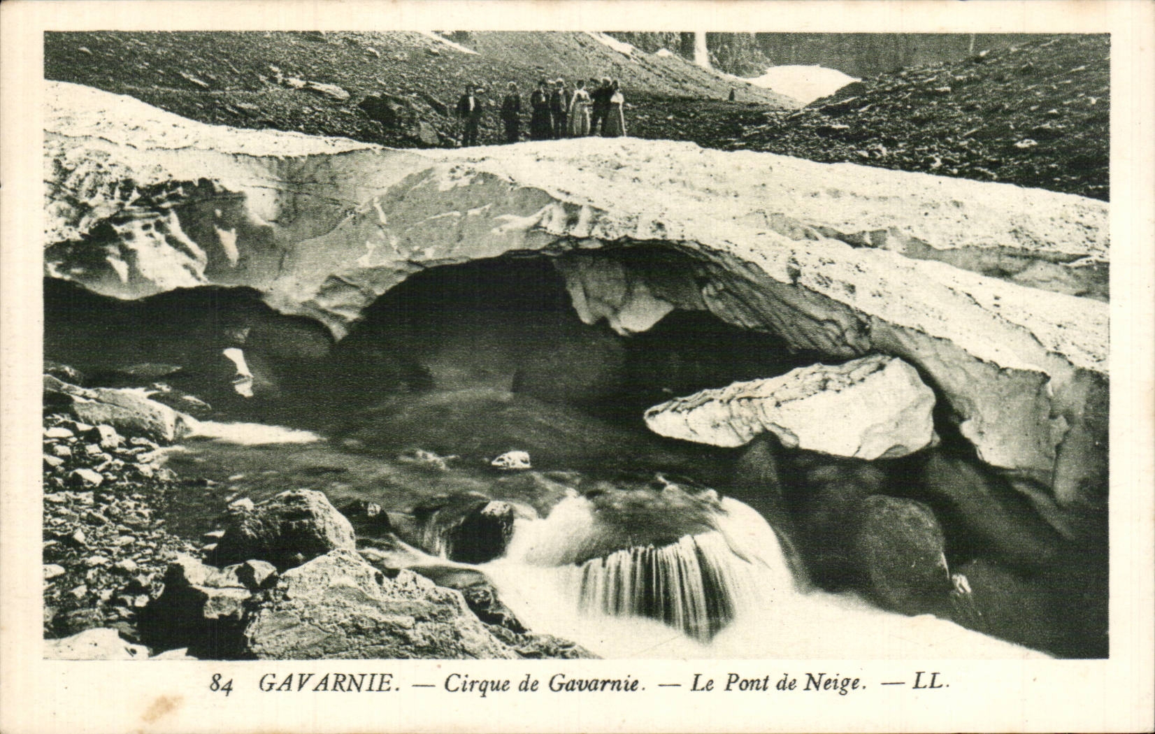 Gavarnie - Cirque de Gavarnie - Le Pont de Neige - CPA 