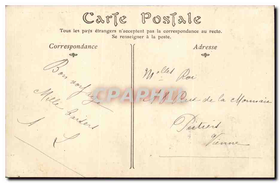 Rouen - Vue Generale prise du Pont Transbordeur - CPA  — Rückseite