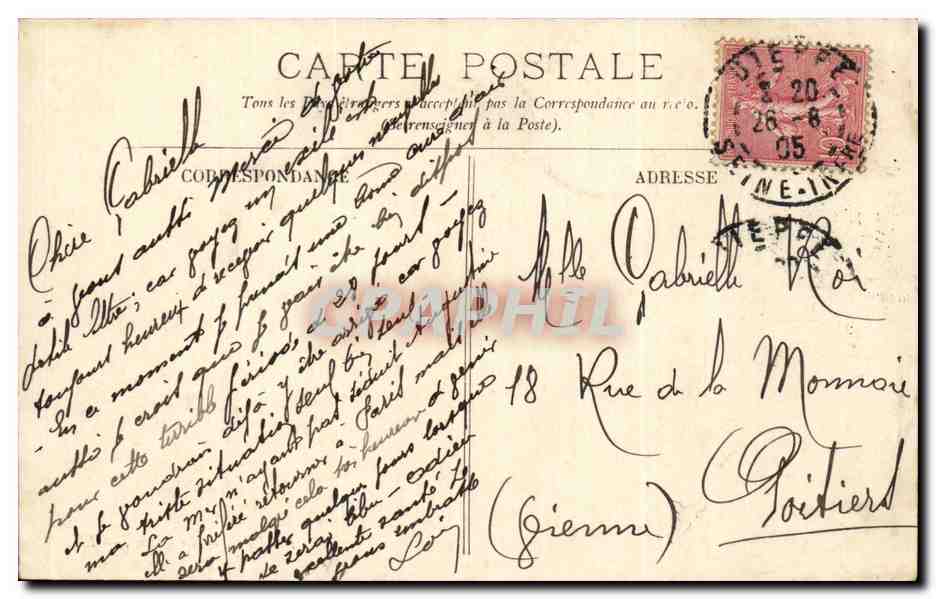 Dieppe - Le Casino - CPA  — Rückseite