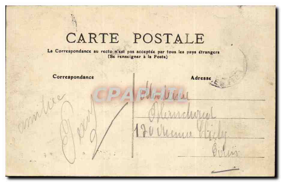 Enghien les Bains - Le Petit Lac vers le fond - CPA  — Rückseite