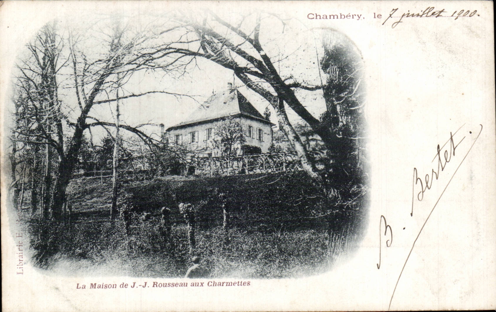 Chambery - 1900 - La Maison de J J Rousseau aux Charmettes - CPA 